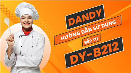 HDSD: Bếp từ Dandy DY-B212 | Mặt kính đặc biệt tăng khả năng nhận diện xoong nồi & chống trầy xước