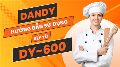 Hướng dẫn sử dụng: Bếp từ Dandy DY-600 | Thiết kế đặc biệt 60cm, 2 vùng nấu phù hợp cho gia đình nhỏ